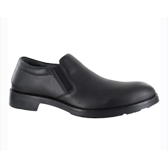 Naot Mens Manhattan Black Leather Shoe US 12 Slip On Comfort Padded Heel‎ main image 5
